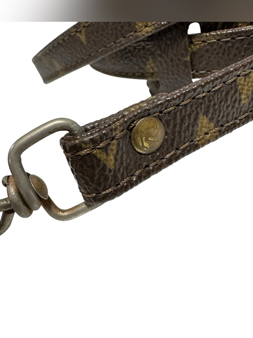 Louis Vuitton Monogram Vintage Leather Crossbody Strap for Amazon Danube Nano - Picture 4 of 15